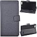 Produktbild Voguecase® für Huawei G Play Mini(Honor 4C),Kunstleder Tasche PU Schutzhülle Tasche Leder Brieftasche Hülle Case Cover (Litchi schwarz) + Gratis Universal Eingabestift