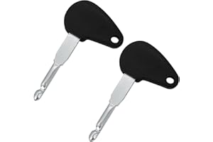 KALEXION Baumaschinen Schlüssel Set pour Zündschloss Traktor - Trecker Schlüssel Ersatz Zündschlüssel Geeignet für den Einsatz als Bosch Schlüssel Traktor, 2 x zündschlüssel universal für auto traktor (2 PCS)