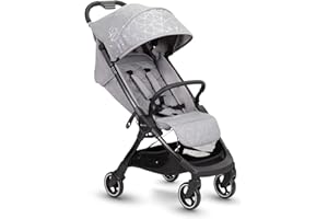 Silver Cross | Clic Compact Pushchair | Travel Stroller | Foldable & Lightweight Stroller | Cabin Size | Newborns - 4yrs | Grey