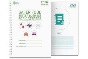 COOKGUARD Safer Food Better Business 2026 Compliance Kit For Caterers - Including 13 Month Diary - Easy To Use Small Catering Businesses