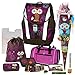 Produktbild OLIVIA THE OWL Eule Schulranzen Set 13 tlg Toolbag Soft Schneiders u. passende FEDERTASCHE SPORTTASCHE hochwertige schöne 3D-SCHNELL-BASTELTÜTE 85 cm - 78405-0513