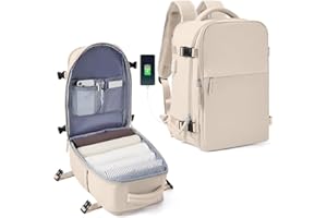SZLX Ryanair Cabin Bags 40x20x25 Underseat Rucksack for plane Hand Luggage Bag Easyjet Cabin Bag 45x36x20 underseat Carry On Backpack Laptop Bag Women Travel Backpack Cabin Size with Shoe Compartment