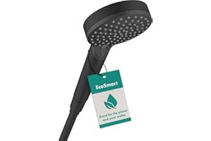 hansgrohe Vernis Blend Ducha de mano 100 Vario ahorro de agua, negro mate, 26340670