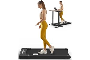 Redliro Walking Pad Under Desk, Portable Mini Treadmill with Remote Control, 265lbs Max Weight, Installation-Free Walking Pad for Home/Office