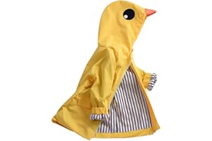 Miyanuby Abrigo Para Bebé Niño Niña Dibujos Animados Ligero Con Capucha Cremallera Impermeable Chaqueta Cortavientos Para Niños Al Aire Libre