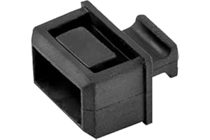 StarTech.com 10 Pack SFP Dust Cover for Open SFP/SFP+ Slot - SFP Plug - Fiber Optic Dust Caps - SFP Port Anti-Dust Cover - Network Switch Port Protector - Durable TPE Material w/Pull Tab (SFPCAP10)