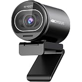 EMEET 4K Webcam S600, 1080P PC Webcam with Microphone, PDAF Auto Focus, Light Correction, 73&deg; Field of View, Privacy Cover, P