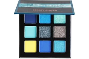 Beauty Glazed Paleta cieni do powiek w 9 kolorach, błyszczące, matowe, mocno pigmentowane, paleta cieni do powiek (3)