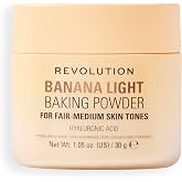 Revolution Loose Baking Powder, Banana Light | Makeup Setting Powder, Long Lasting Coverage, Mattify &amp; Reduce Glare, Vegan &amp;