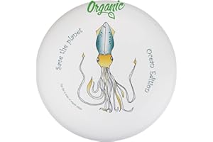 Eurodisc 175 g 4,0 najlepsza tarcza frisbee z bio-plastiku ze stabilną trajektorią ponad 100 m. Design Calmar "Save the Planet", edycja oceaniczna