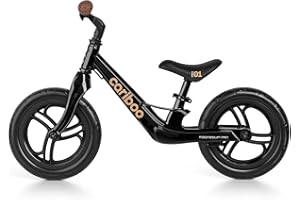 cariboo Magnesium Pro Bicicleta Sin Pedales para Niños Desde 2 Años Ultraligera Cuadro De Magnesio Ruedas 12 Pulgadas Sillín Ajustable hasta 30 Kg Montaje Rápido