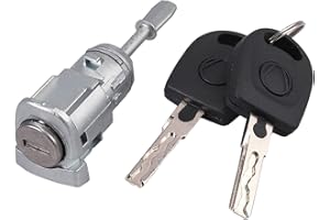 Justech 604837167 Schließzylinder Türschloss Schlüßel Fahrzeugtür Sicherheitsschloss Kernzubehör Core-Zubehör Key Ersatz (Links)