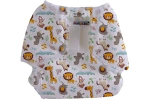 Popolini PopoWrap atmungsaktive Überhose mit Klettverschluss und Auslaufschutz (L - 9-15 kg, 1 Stück)