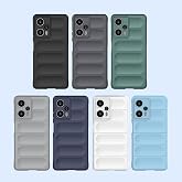 Microcase Xiaomi Poco F5 / Redmi Note 12 Turbo Miami Serisi Darbeye Dayanıklı Silikon Kılıf - AL3420 (A&ccedil;ık Mavi)