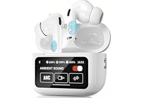 CHINPOONAND AI Language Translator Earbuds,144 Languages Bluetooth Translator Device and Accents 11 Offline Language Translation, Two-Way Translator Earphones for Language Learning/Travel/Business (White) (White)