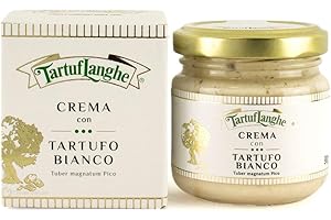 Tartuflanghe - CREMA DI TARTUFO BIANCO D'ALBA (7,5% - Tuber magnatum Pico) 90g