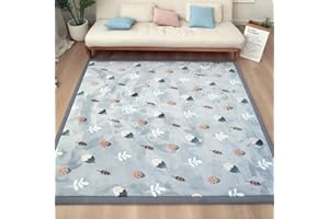 Single tree forest Tappeto Morbido per Bambini, 2,5 cm più spesso Coperta strisciante, Tappeto Camera da Letto Bambini, Tappeto del Soggiorno-Pinecone-80 * 180cm