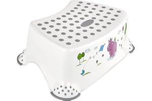 keeeper Podest dziecięcy Hippo, od ok. 3 do ok. 14 r.ż., Funkcja antypoślizgowa, Tomek, Biały