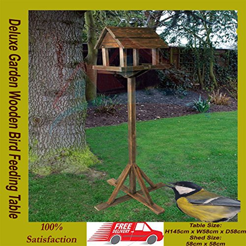 5060339468112 Ean Fe8112 Gard Max Premium Wooden Bird Table