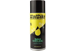 WalBike - SANI Cycling 400 ml - Elimina Odori e Batteri per Casco e Scarpe da Ciclismo