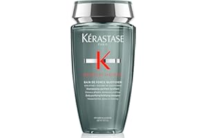 Kérastase Genesis Homme, Champú Anticaída Purificante y Fortificante, Para barba debilitada y cabello con pérdida de densidad, Bain de Force Quotidien, 250 ml