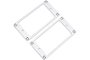 2 st pickup monteringsring, guldmetall pickup ringar, platt humbucker monteringsring för elektriska gitarrer