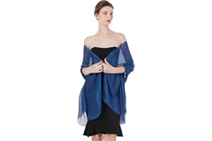 BEAUTELICATE Scialle Sciarpe Elegante per Donna Cerimonia Stola Coprispalle Mantello Molle per Nozze Estivo Vestito da Sposa Festa