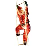 Solar Weihnachtsmann auf Schaukel: Amazon.de: Garten