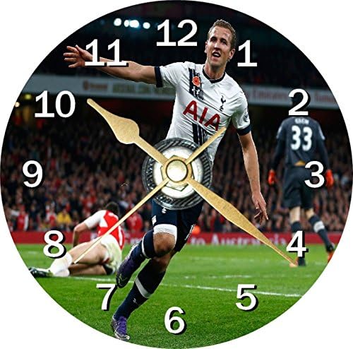 Harry Kane Football Novelty Cd Clock + Free Desktop Stand