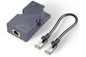 XLTTYWL Injecteur PoE Starlink, kit Adaptateur Ethernet Starlink avec Cordon Ethernet pour parabole Starlink V2 - RJ45, Broche T568B, 10/100/1000 MB/s, température de -20 à +55 °C