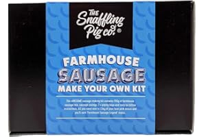 THE SNAFFLING PIG CO Snaffling Pig Make Your Own Sausage Kits - Farmhouse Sausage - Piping Bags, Seasoning Mix, Sausage Casings & Instructions