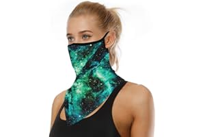 Lulupi Halstuch Multifunktionstuch Herren Damen Gesichtstuch Dreieckstuch Outdoor Sport Bandana Schal Atmungsaktiv UV Mund-Tuch Motorrad Schlauchschal Face Shield