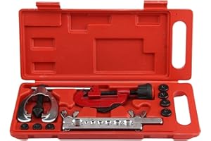 BTMIEY Ensemble d'outils de réparation de tuyau de carburant de frein en cuivre avec double matrice d'évasement pour la réfrigération
