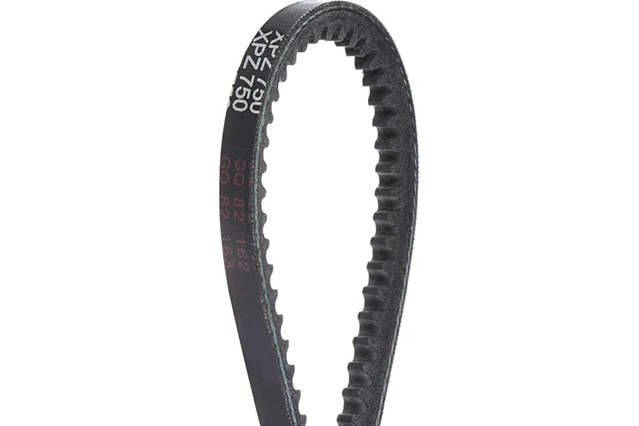 sourcing map XPZ-750 V-Belts Drive Belt 750mm Pitch Girth 10mm Width 8mm Height Rubber for Power Transmission