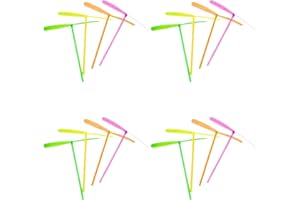 YXINSYUAN 15 Pcs Flying Toys,Hand Spinning Dragonfly Helicopters Gifts,for Kids Home Outdoor Propellers Helicopter Durable spinner Toy Hands Rub Powered Twist Fly Plastic Amazing Childrens Party Birthday Gift