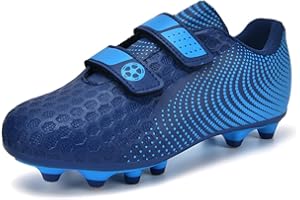 AQTDUAJ Fußballschuhe Jungen Fussballschuhe Kinder Mädchen Low Top Soccer Trainingsschuhe Turnschuhe Outdoor rutschfest Trainingsschuhe Unisex 28-37