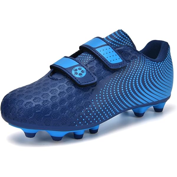 Unitysow Voetbalschoenen Jongens Low-Top Spikes Voetbalschoenen Kinderen Teenage Voetbalschoen Outdoor Professionele Trainingsschoenen Soccer Schoenen,Zwart,32 EU