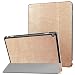 Produktbild Trocent Huawei MediaPad M3 Lite 10 Hülle Case, PU Leder Ultra Schlank Smart Cover Tasche Schutzhülle Case mit Auto Sleep / Wake Standfunktion für Huawei MediaPad M3 Lite 10.0 (Gold)