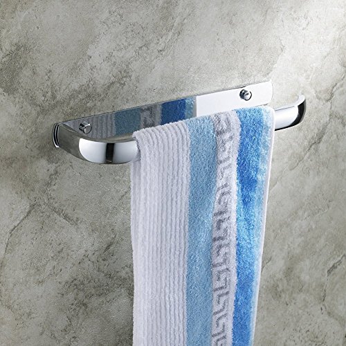 Aothpher Messing Wandhandtuchhalter Toilettenpapierhalter ,Handtuchring 33cm,Polierte verchromten