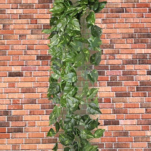 Musuntas 2 Sets 90cm Efeu Girlande Efeubusch Efeugirlande Efeuranke künstliche Kunstpflanze - 2