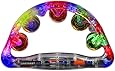 The Glowhouse Round lampeggiante & Light Up Tambourine Sensory UK Brand