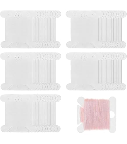 385 étiquettes Cartes Bobines Pour Rangement Fils Broderie - Lot Neuf Craftways