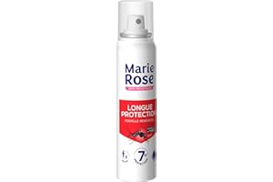 MARIE ROSE - Aérosol Anti-moustiques Longue Durée - 100mL - Protection Famille dès 3 ans efficace Contre Moustiques Communs Et Moustiques Tigres - Fabriqué en Europe