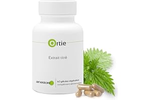 ANASTORE RACINE D’ORTIE PIQUANTE (Urtica dioica) * 250 mg / 60 gélules * Extrait titré à 0.8% en stérols végétaux
