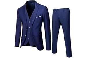 BELLIDONNA Abiti Uomo Completo da Uomo per Affari di Tinta Unita Matrimonio Business Formale Suit Completi Abito da Lavoro Blazer Giacche Classico Pantaloni Elegante Cerimonia Giacca Party Wedding 2 Pezzo Suit
