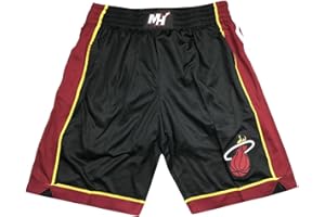 Miami Heat Short Basketball Homme Basket-Ball Fans Short Basketball Homme Miami Heat Short Miami Heat City Edition Short Sports avec Poche