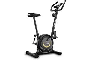 ZIPRO Cyclette da Casa con 8 Livelli di Resistenza Magnetica, Supporto per Smartphone, Schermo LCD, Sella Regolabile, Cyclette per Casa per Più Esercizi, Ciclette Professionale da Camera (One S)