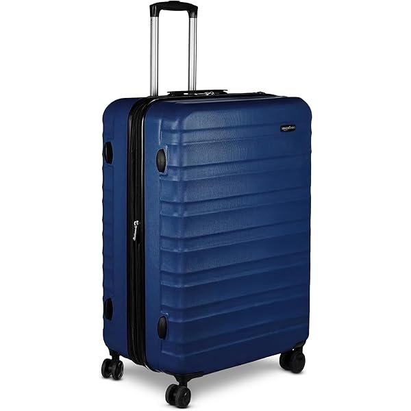 KONO Koffer van hard PP – handwagen uitbreidbaar met 4 geluidsarme TPE- wielen, bekerhouder en TSA-slot, Beige/Bruin, Valige Grande 28