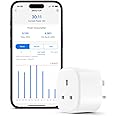 Smart Plug Works with Apple HomeKit Siri, Alexa, Google Home Refoss WiFi Smart Plug Socket with Energy Monitoring Wireless Remote Control Timer Plug No Hub Required 13A,1 Pack