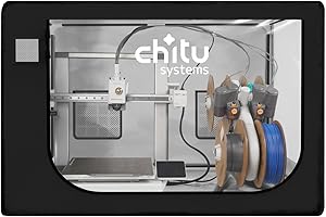 CHITU SYSTEMS Involucro per stampante 3D per Bambu Lab A1 Combo/A1 Mini Combo, 840X570X570mm Involucro di grandi dimensioni Tenda ignifuga a prova di polvere Copertura protettiva a temperatura costante